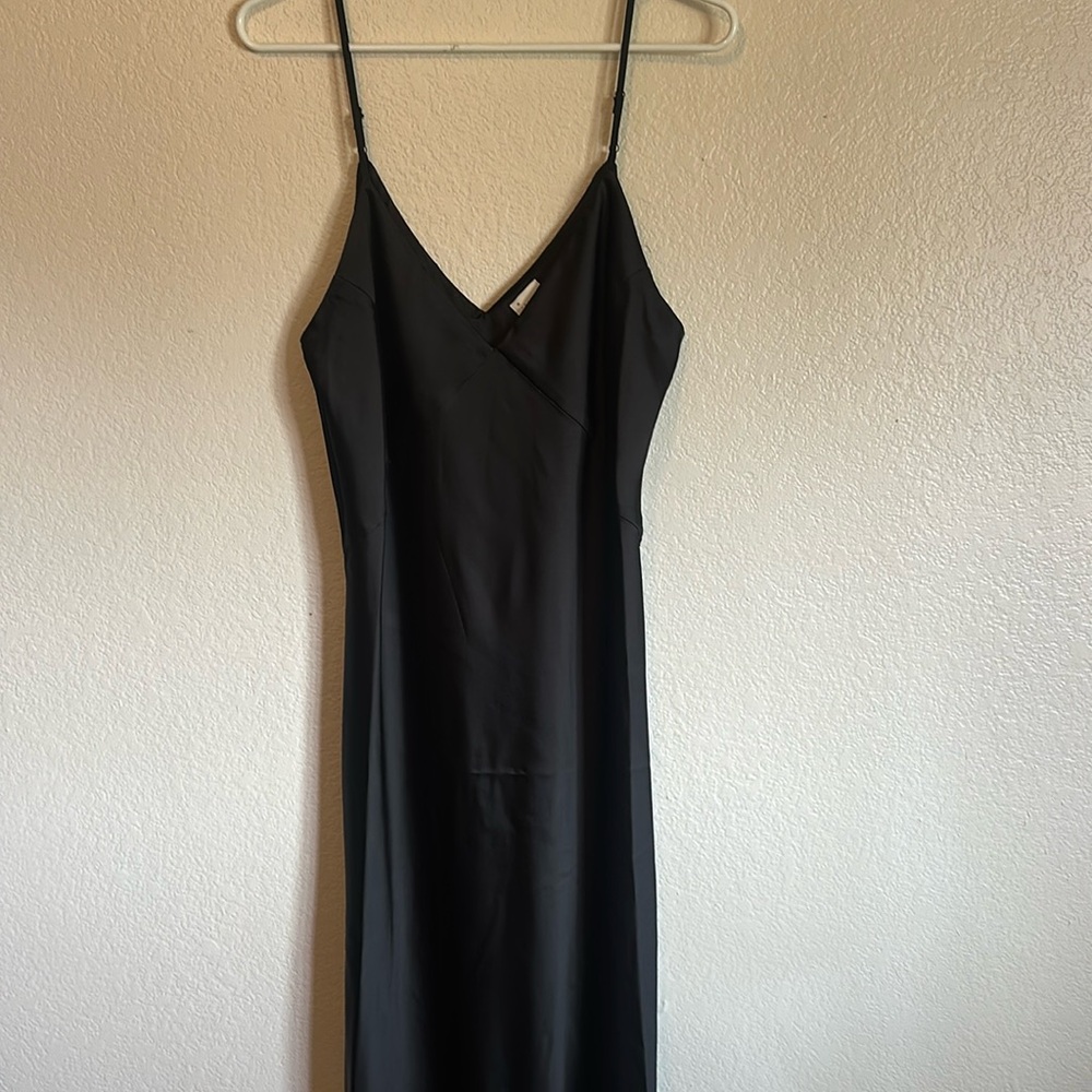Elegant Black Slip Dress